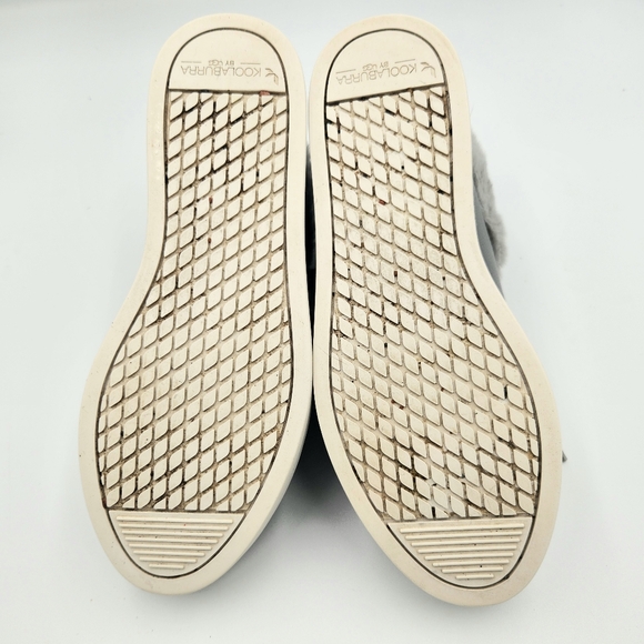 Koolaburra Womens 6 Sundell Fuzz High Top Sneaker Grey Faux Fur Collar By UGG - Picture 6 of 13